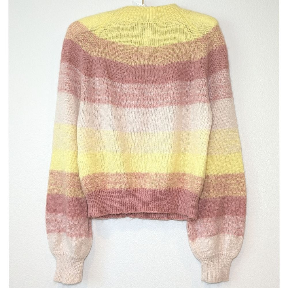 Maje Mohair Millao Striped Sweater - Picture 8 of 15